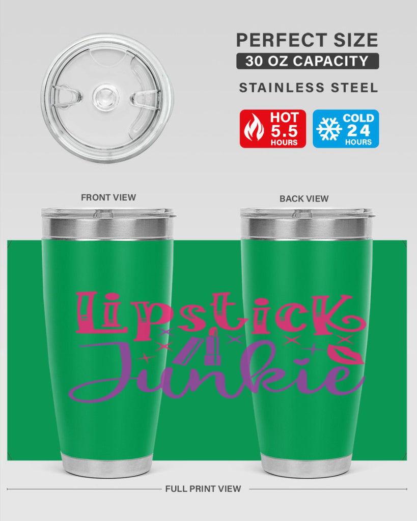 Lipstick Junkie Style 228#- make up- Tumbler