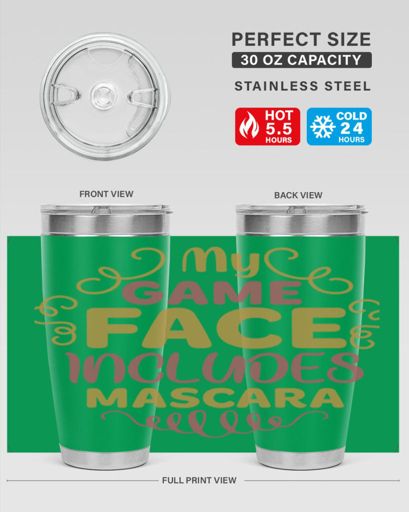 My Game Face Includes Mascara 127#- fashion- Cotton Tank