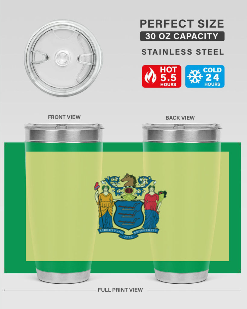 New Jersey 22#- Us Flags- Tumbler