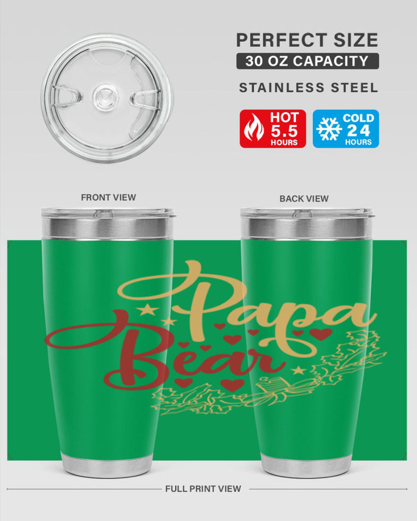 Papa bea 23#- grandpa - papa- Tumbler