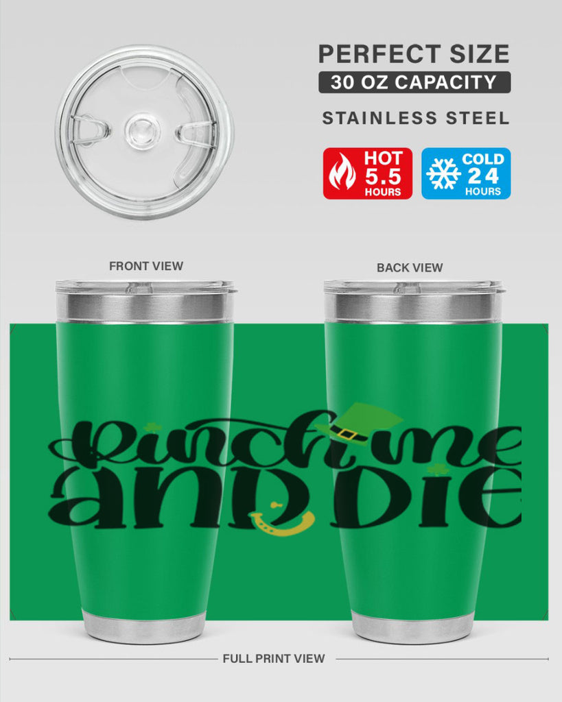 Pinch Me And Die Style 39#- St Patricks Day- Tumbler