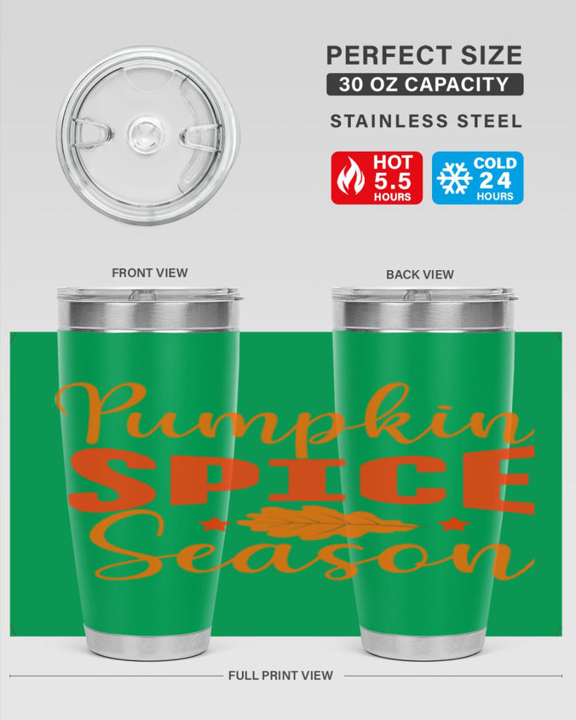 Pumpkin Spice Season Design 557#- fall- Tumbler