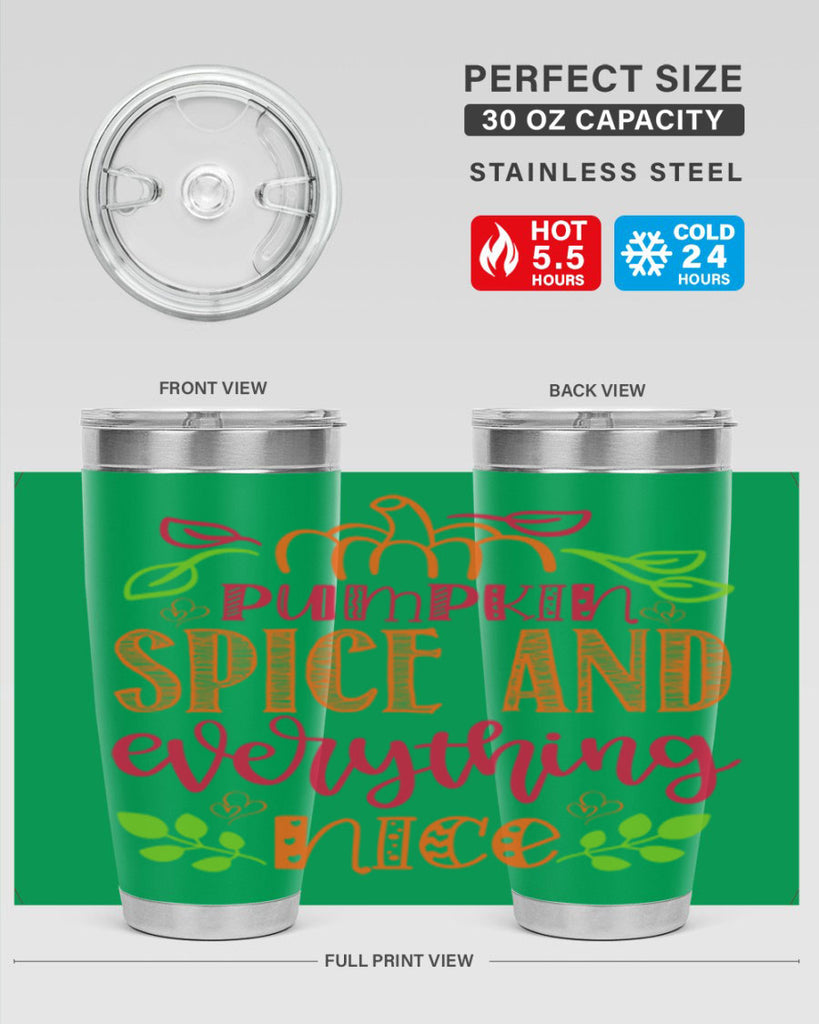 Pumpkin Spice and Everything Nice 536#- fall- Tumbler