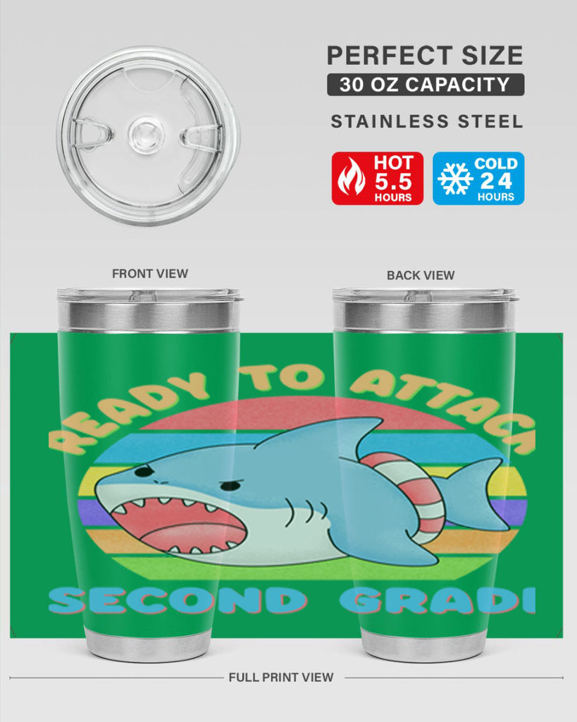 Ready to Attack 2nd Grade 19#- second grade- Tumbler