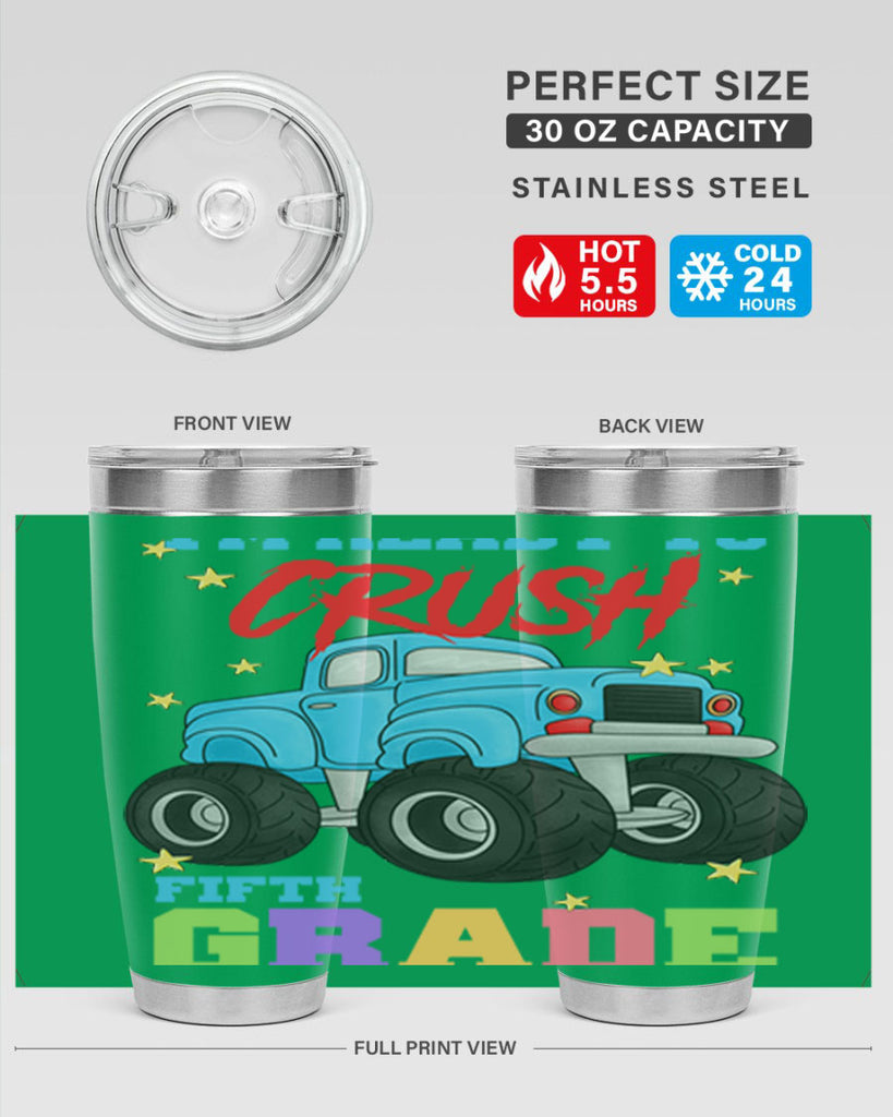 Ready to Crush 5th Grade 22#- 5th grade- Tumbler