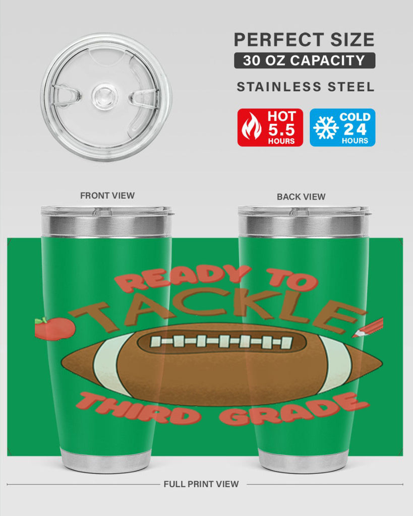 Ready to tackle 3rd Grade 22#- 3rd grade- Tumbler