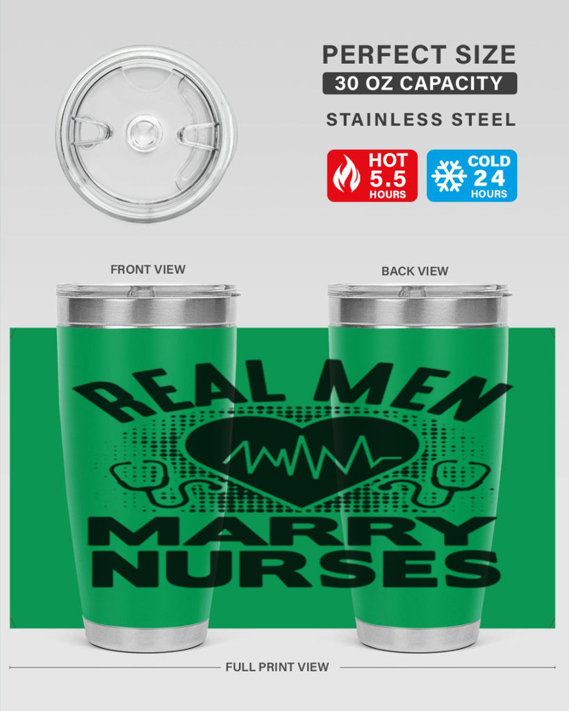 Real men Style 253#- nurse- tumbler