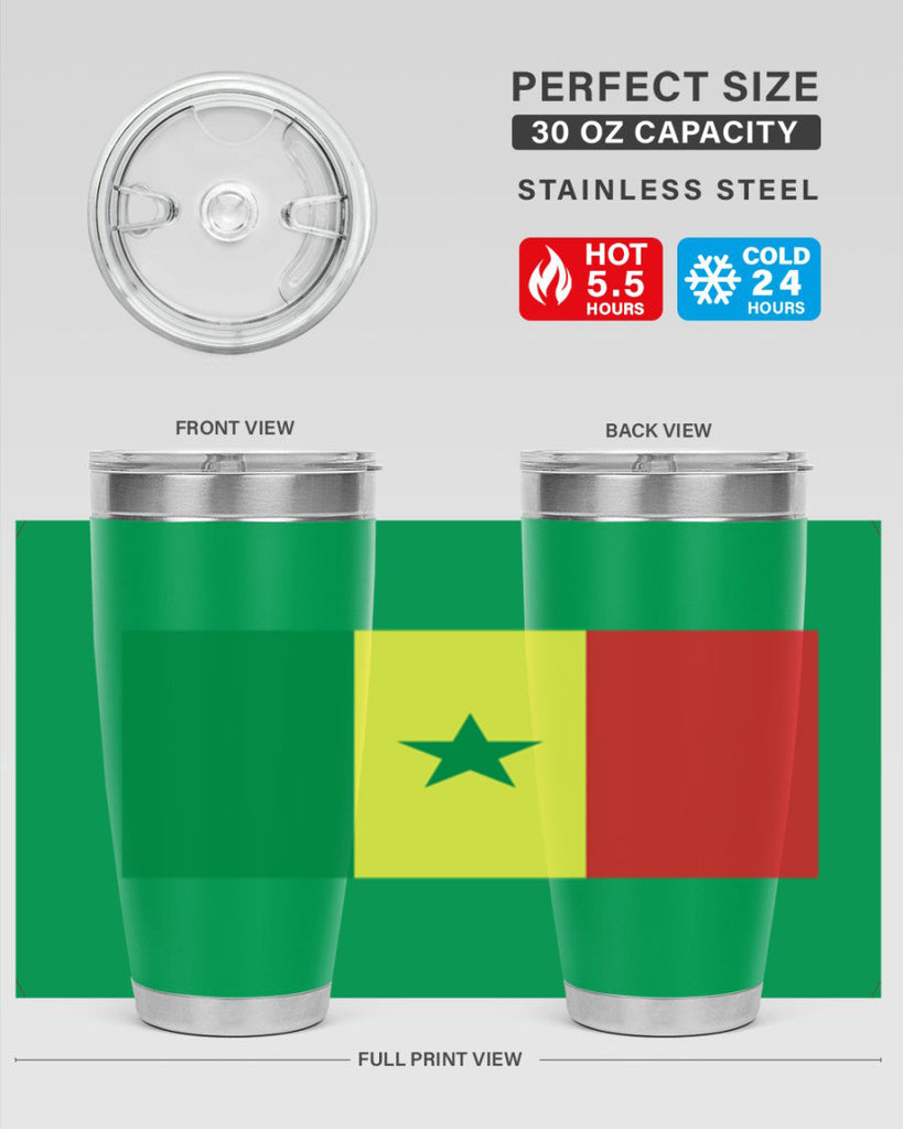 Senegal 45#- world flags- Tumbler