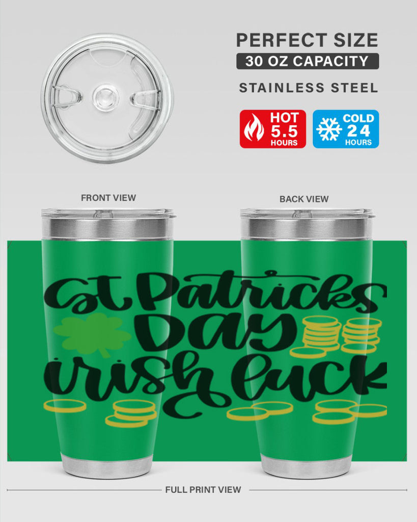 St Patricks Day Irish Luck Style 28#- St Patricks Day- Tumbler