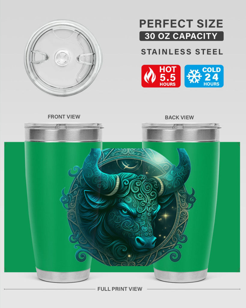 Taurus 485#- zodiac- Tumbler