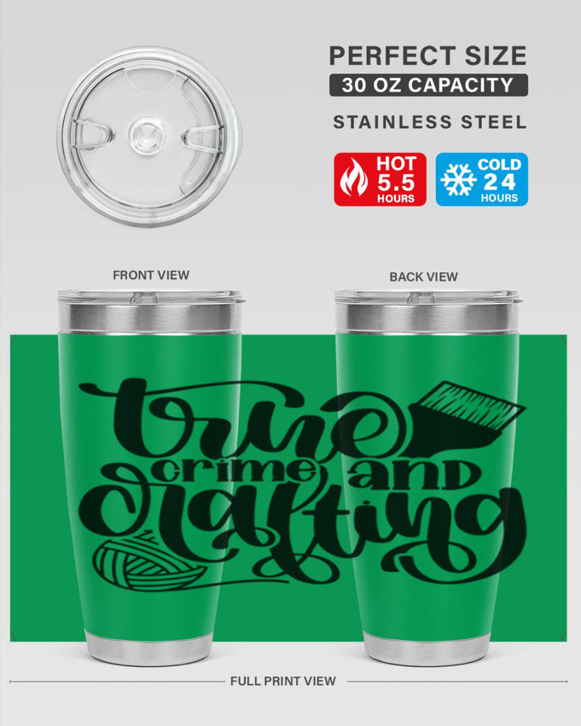 True Crime And Crafting 3#- crafting- Tumbler