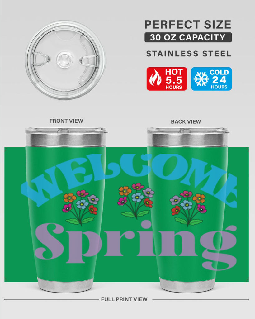 Welcome Spring  600#- spring- Tumbler