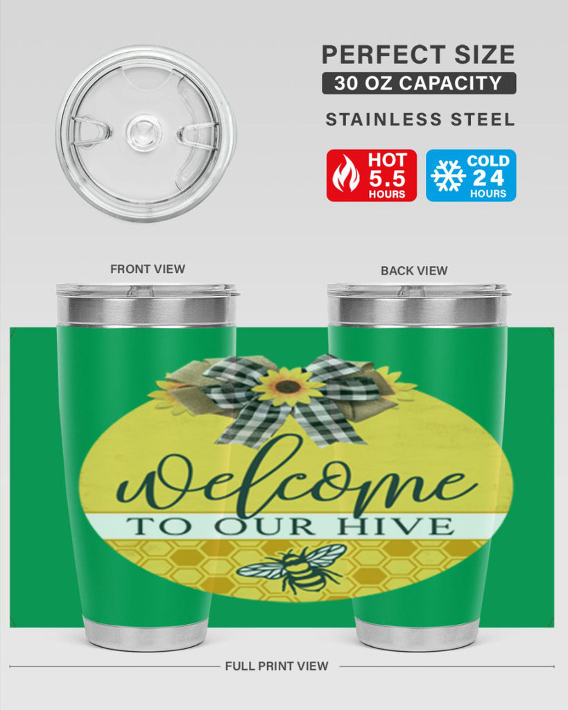 Welcome to our Hive complete yellow Mockup589#- spring- Tumbler