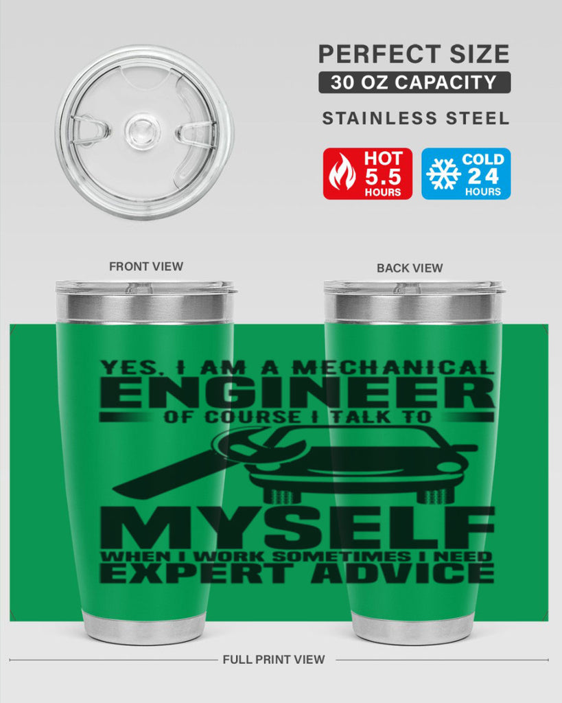 Yes I Am A Mechanical Style 1#- engineer- tumbler