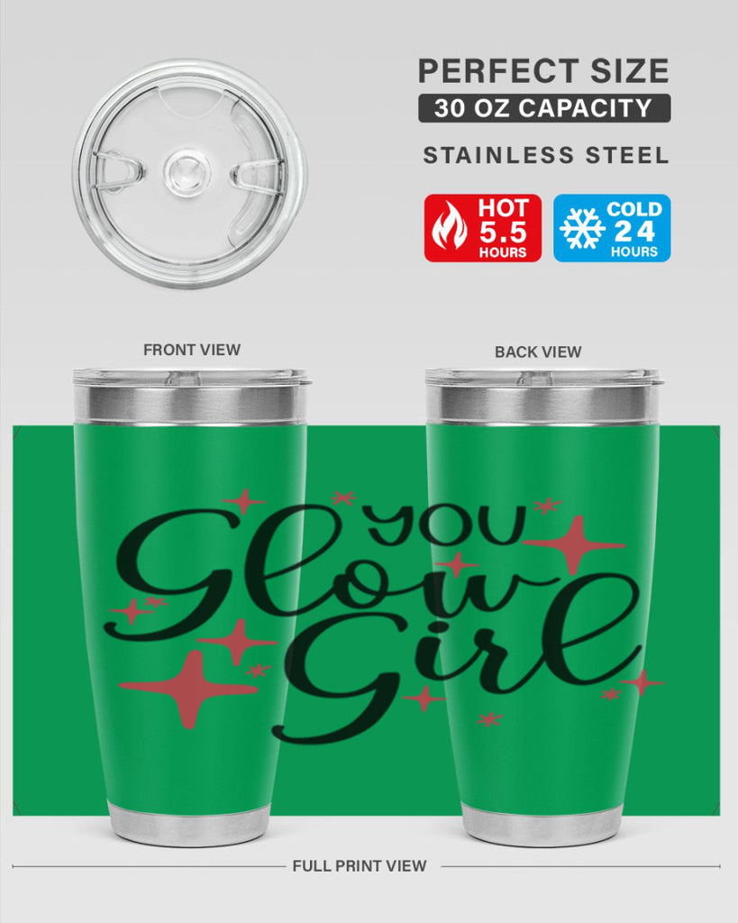 Yo Glow Girl Style 6#- make up- Tumbler