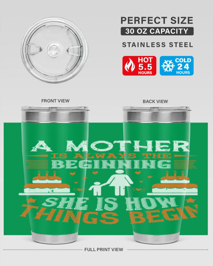 a mother is your first friend 12#- mothers day- Tumbler