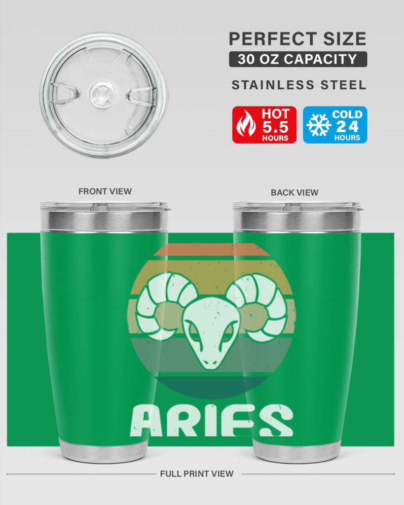 aries 134#- zodiac- Tumbler