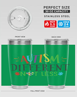 autism different not less Style 5#- autism- Tumbler