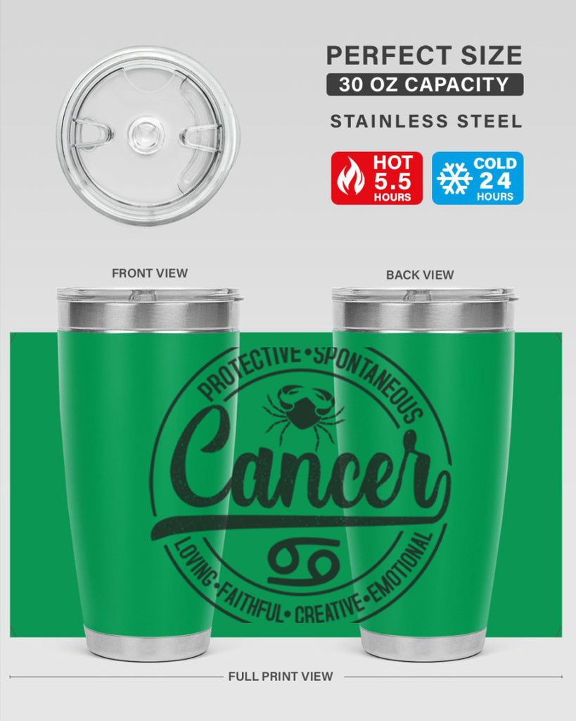 cancer 153#- zodiac- Tumbler