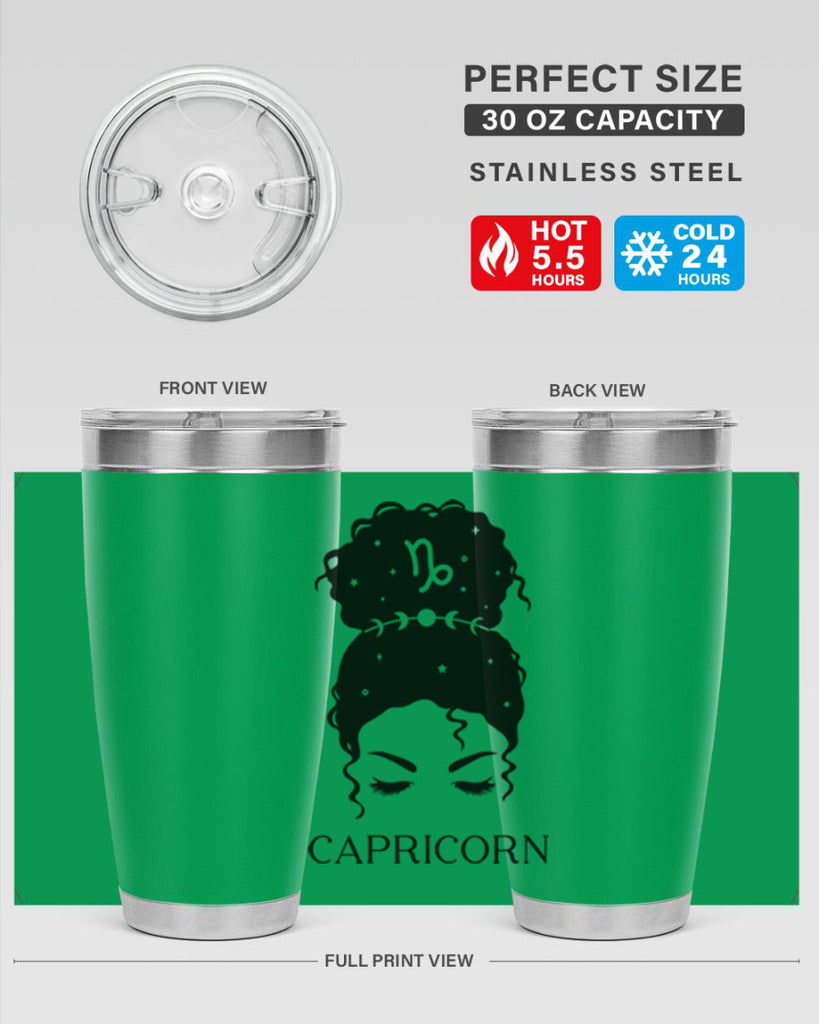 capricorn 204#- zodiac- Tumbler