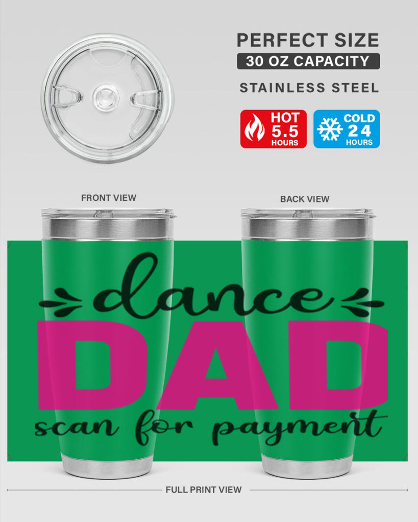 dance dad scan for payment 22#- ballet- Tumbler
