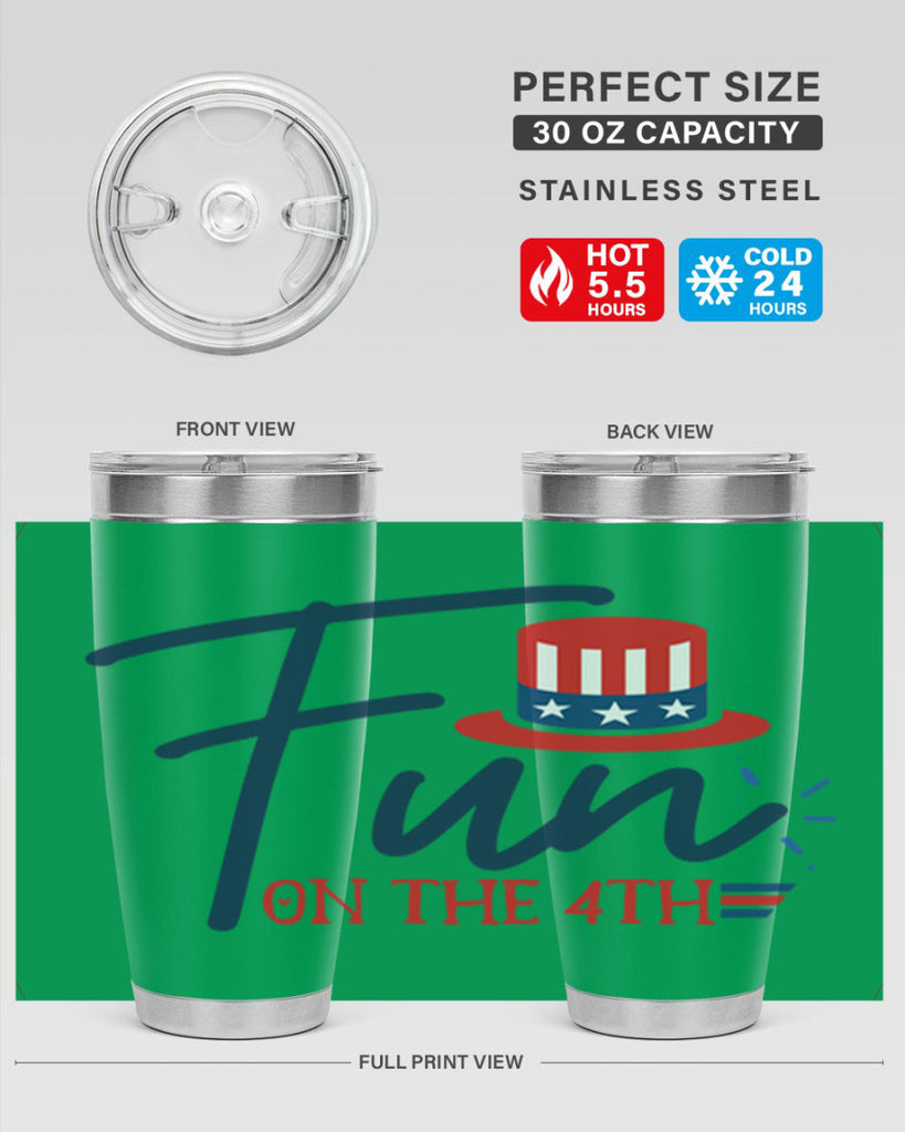 fun on the th Style 18#- Fourt Of July- Tumbler