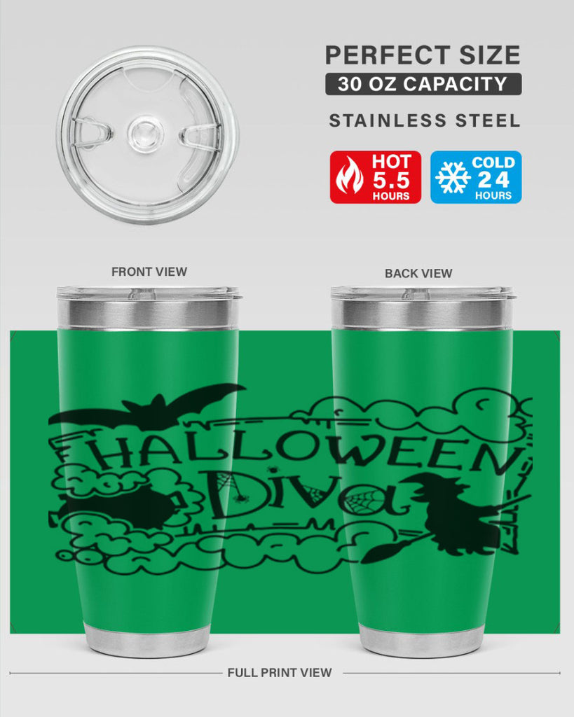 halloween diva 74#- halloween- Tumbler