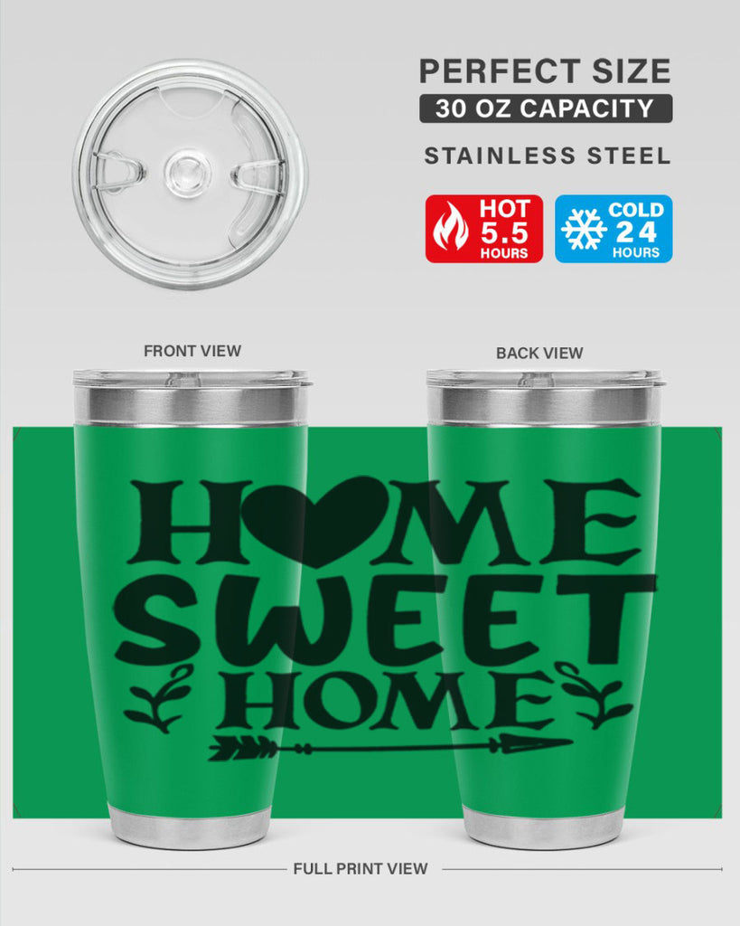 home sweet home 27#- home- Tumbler