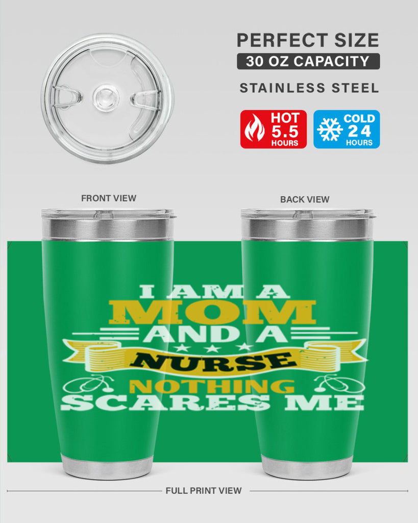 i am amom and a nurse Style 396#- nurse- tumbler