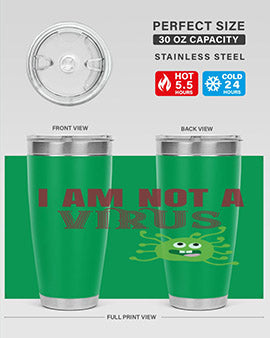 i am not a virus Style 36#- corona virus- Tumbler