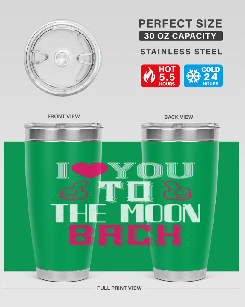 ilove you to the moon beach 49#- valentines day- Tumbler
