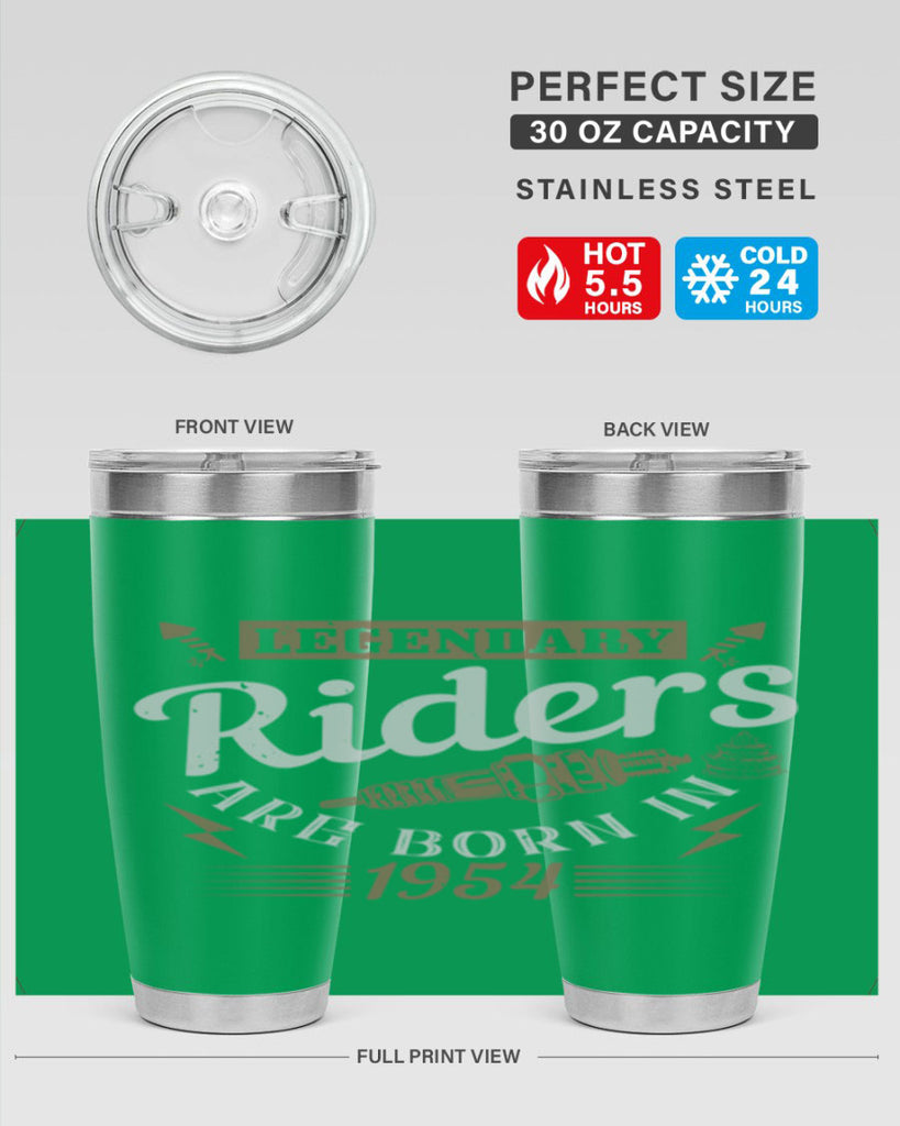 legendary riders are born in Style 60#- birthday- tumbler