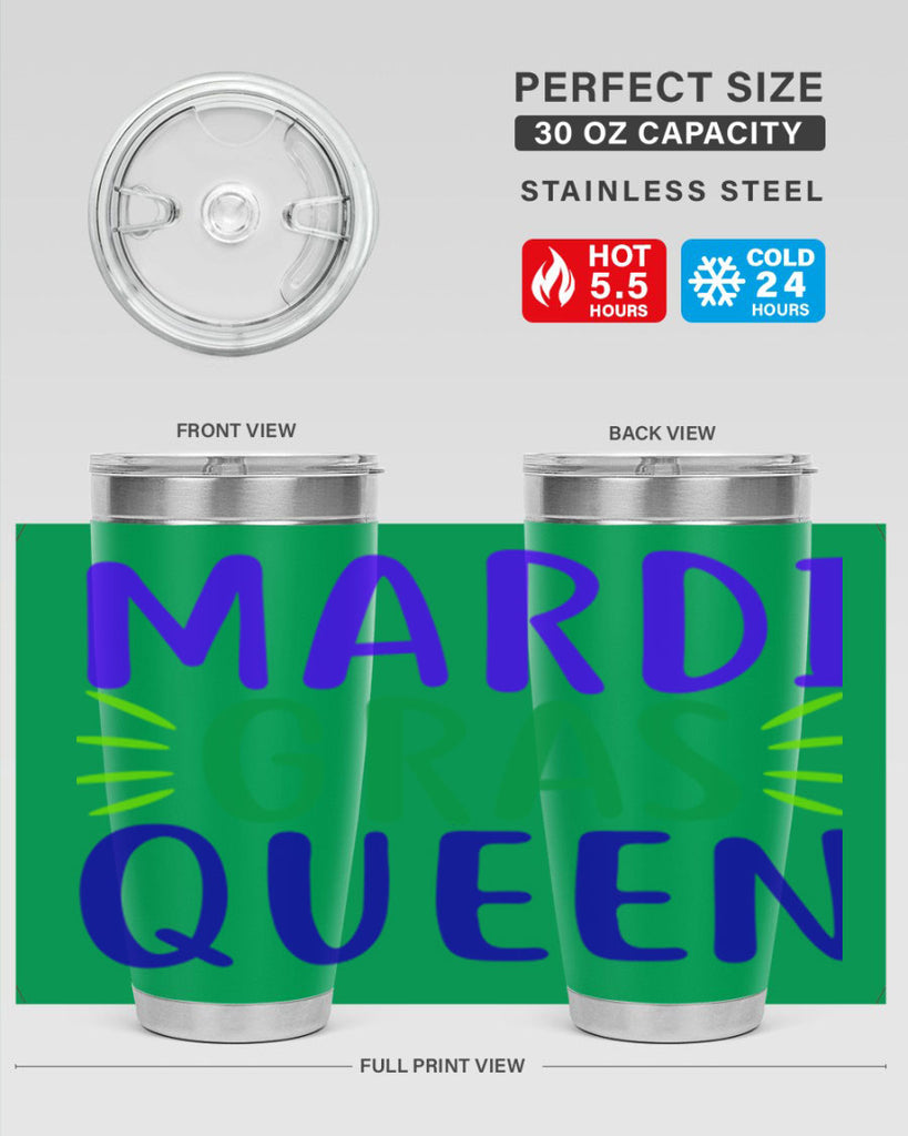 mardi gras queen 7#- mardi gras- Tumbler