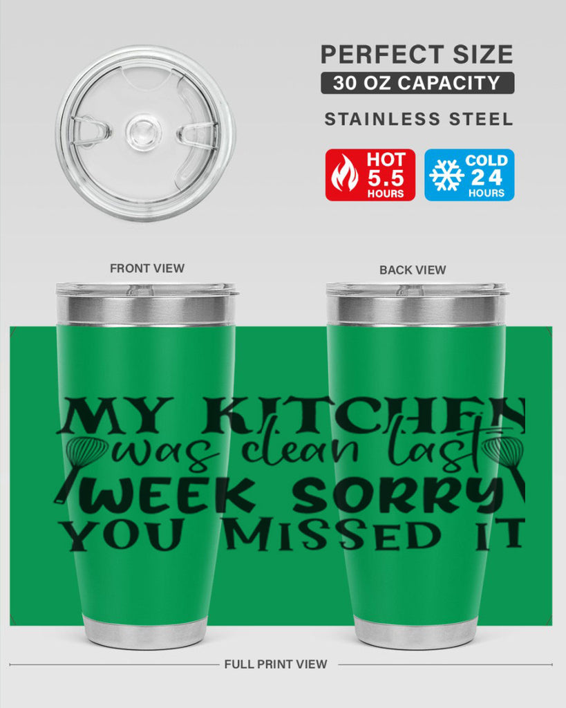 my kitchen was clean last week sorry you missed it 84#- kitchen- Tumbler