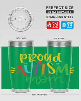 proud autism mom Style 35#- autism- Tumbler
