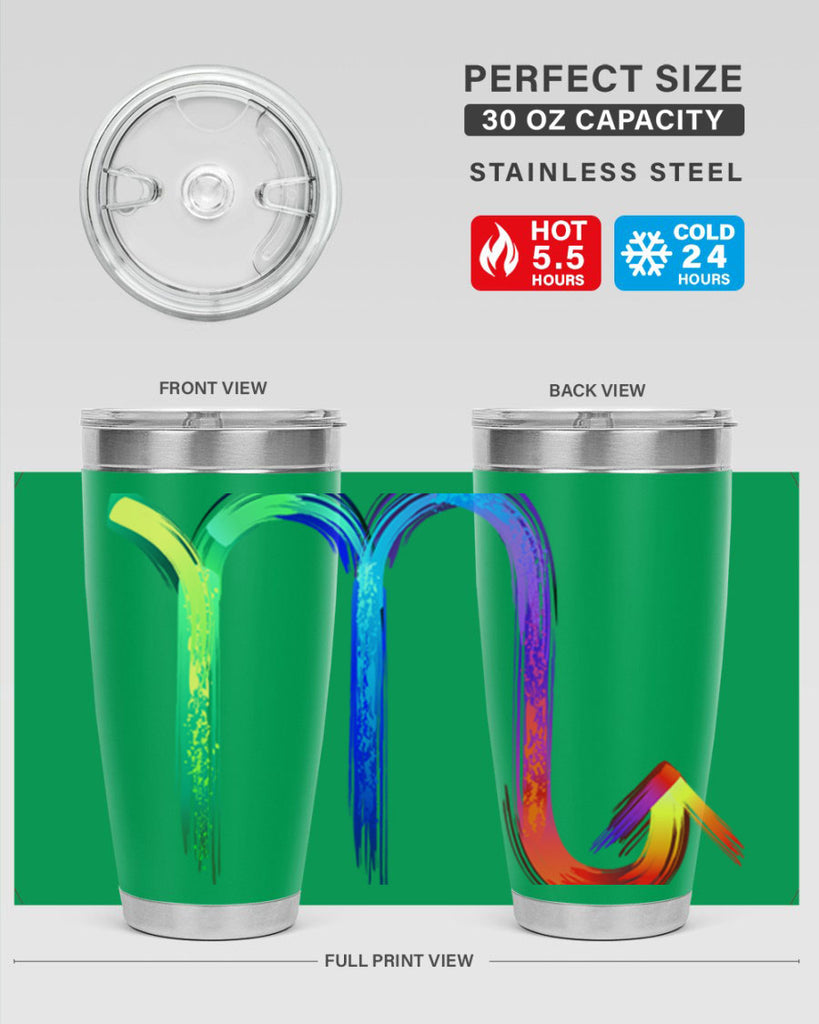 scorpio n 464#- zodiac- Tumbler