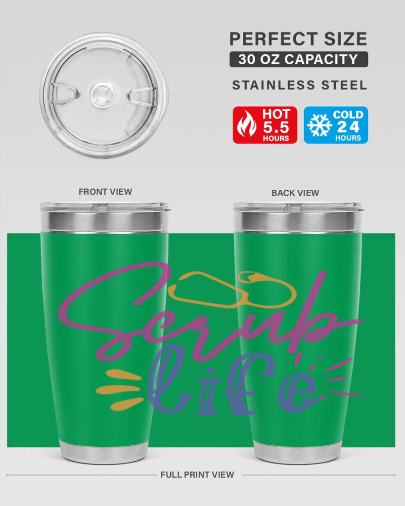 scrub life Style 351#- nurse- tumbler