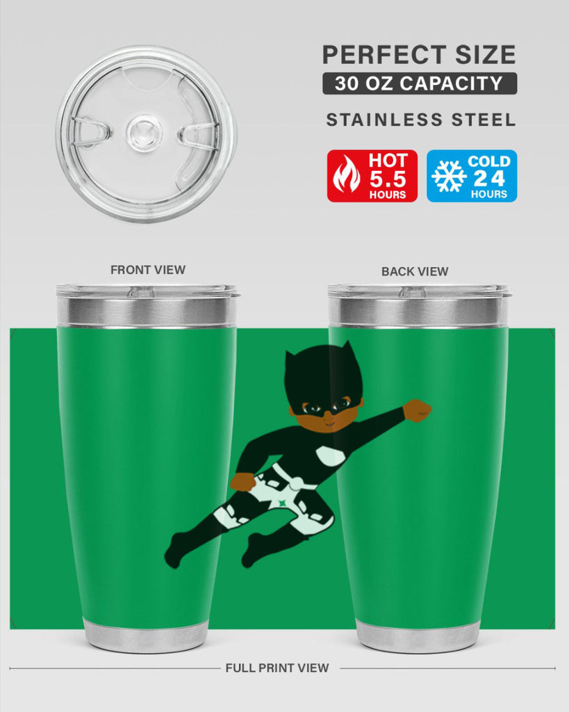 super kid 13#- black men - boys- tumbler