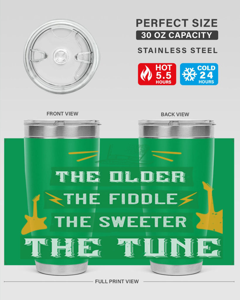 the older the fiddle the sweetrt the tune Style 9#- St Patricks Day- Tumbler