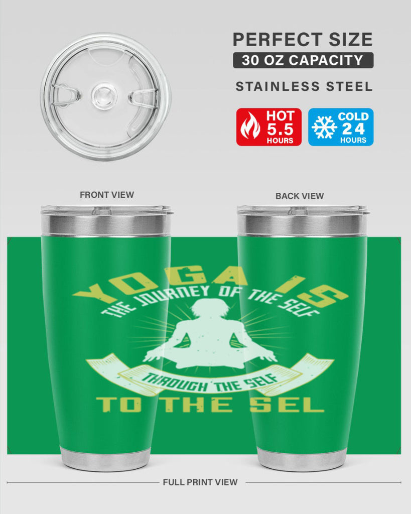 yoga is the journey of the self through the self to the sel 20#- yoga- Tumbler