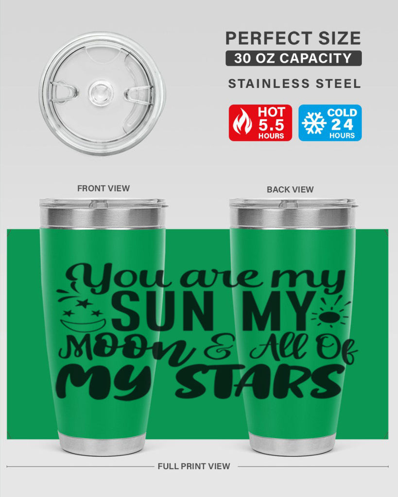 you are my sun my moon all of my stars 4#- family- Tumbler