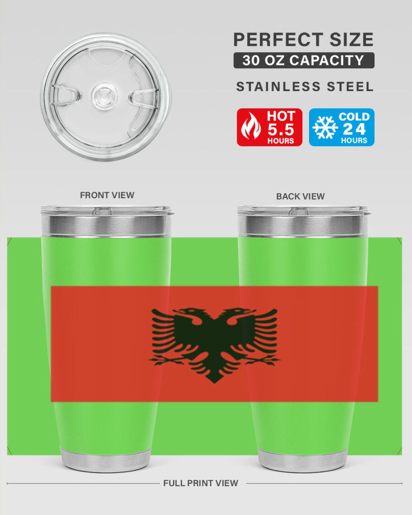 Albania 196#- world flags- Tumbler