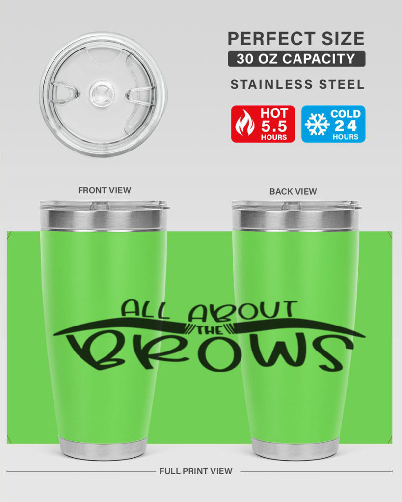 All About The Brows Style 147#- make up- Tumbler