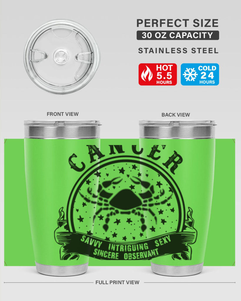 Cancer 13#- zodiac- Tumbler