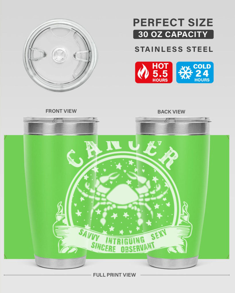 Cancer 14#- zodiac- Tumbler