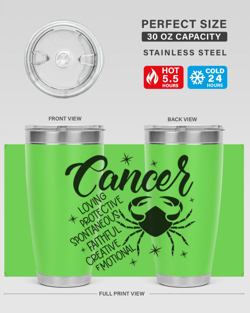 Cancer 151#- zodiac- Tumbler