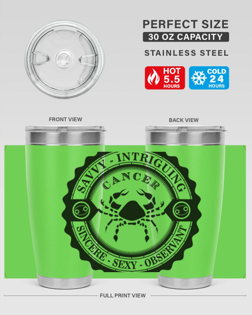Cancer 15#- zodiac- Tumbler