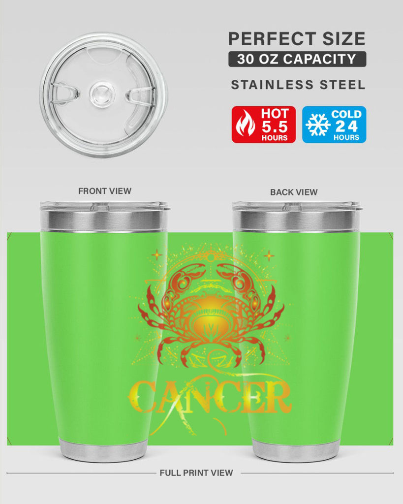 Cancer 163#- zodiac- Tumbler