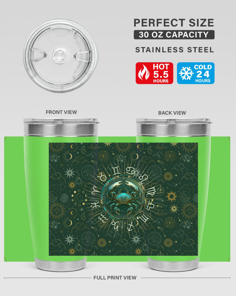 Cancer Straight 146#- zodiac- Tumbler