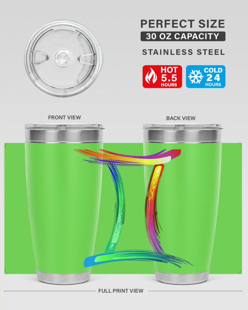 Gemini 222#- zodiac- Tumbler